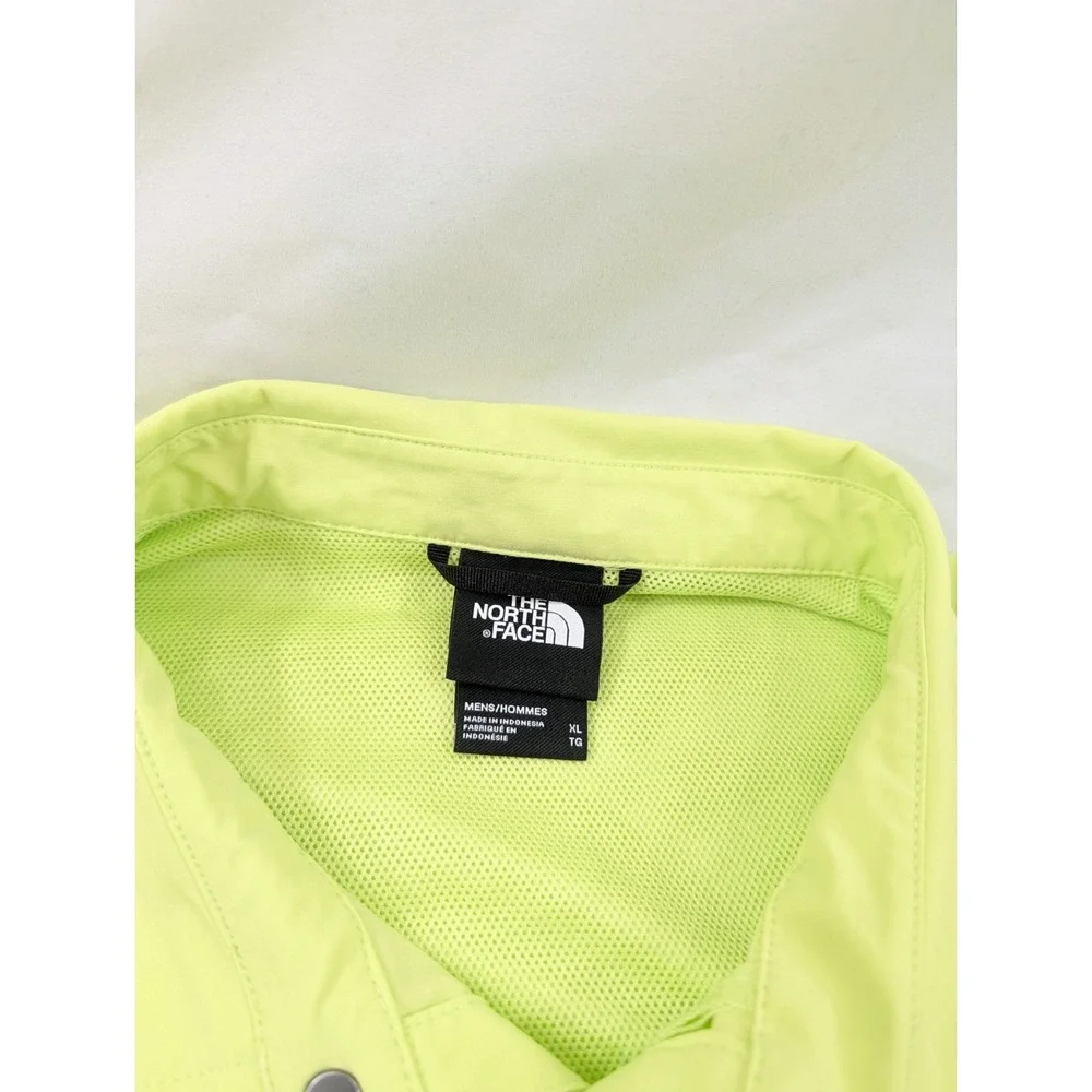 The North Face Men's XL Sniktau Short Sleeve Shirt High‎ Vis Neon Green Vented